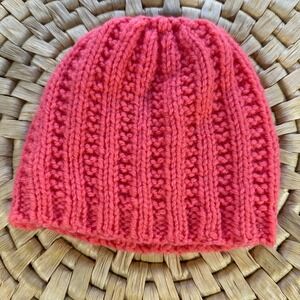 Kids Knit Beanie Hat Soft Winter Hat Pink Color Toddler Knit Beanie‎